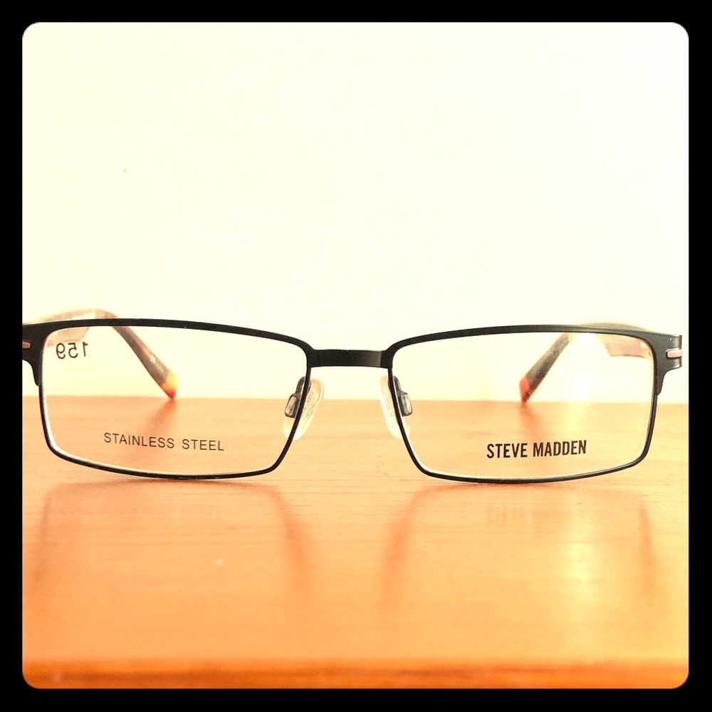 Steve Madden Lummber Stainless Steel Eyeglass Frames